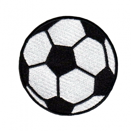 足球刺繡布貼