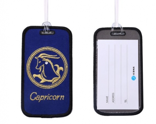 Embroidery Luggage Tag - Horoscope