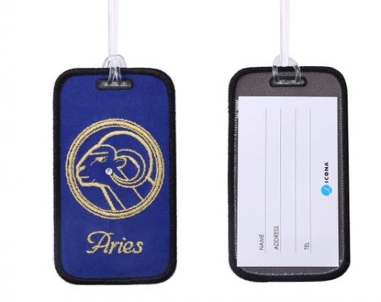 Embroidery Luggage Tag - Horoscope