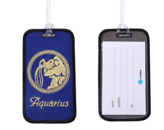 Embroidery Luggage Tag - Horoscope