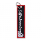 EMBROIDERED KEY TAGS