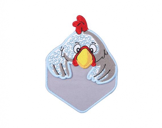 Embroidery Chicken Corner Bookmark